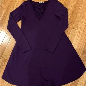 Sweater dress with POCKETS